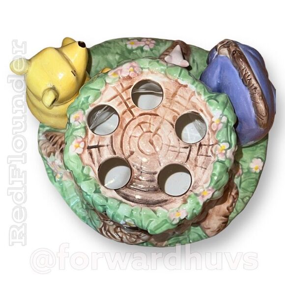 Vintage Disney Winnie the Pooh Hand-Painted Toothbrush Holder - Picture 5 of 8